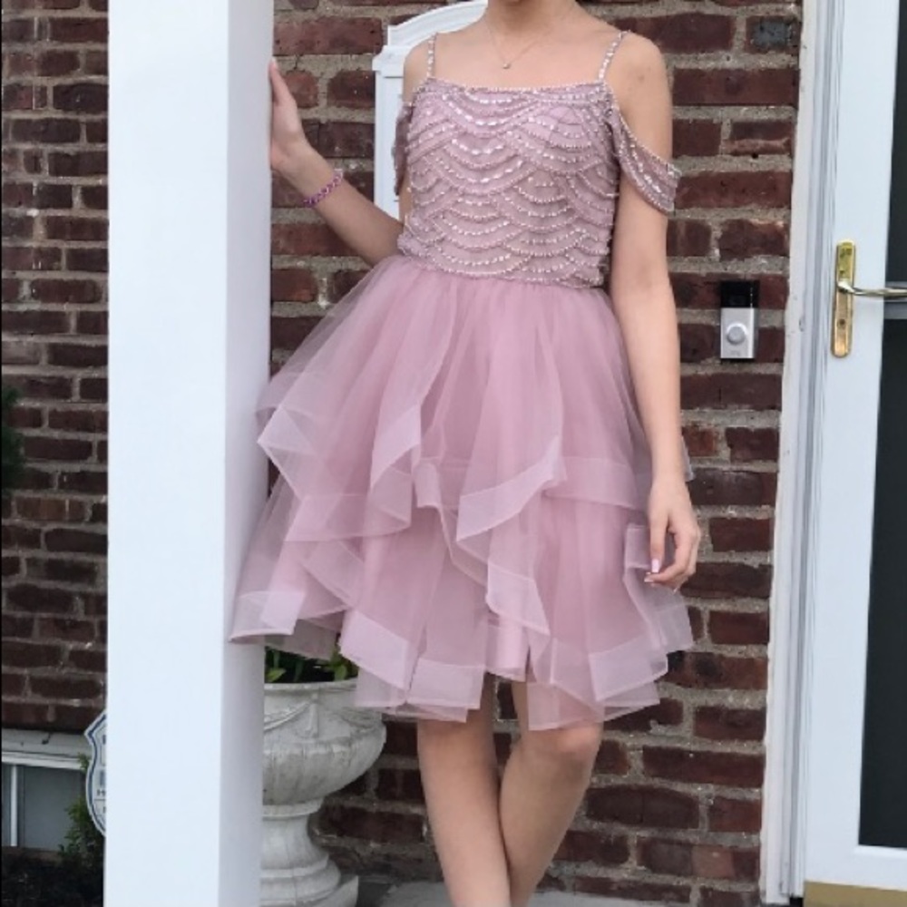Boubou hand beaded cocktail dress. Size XS.